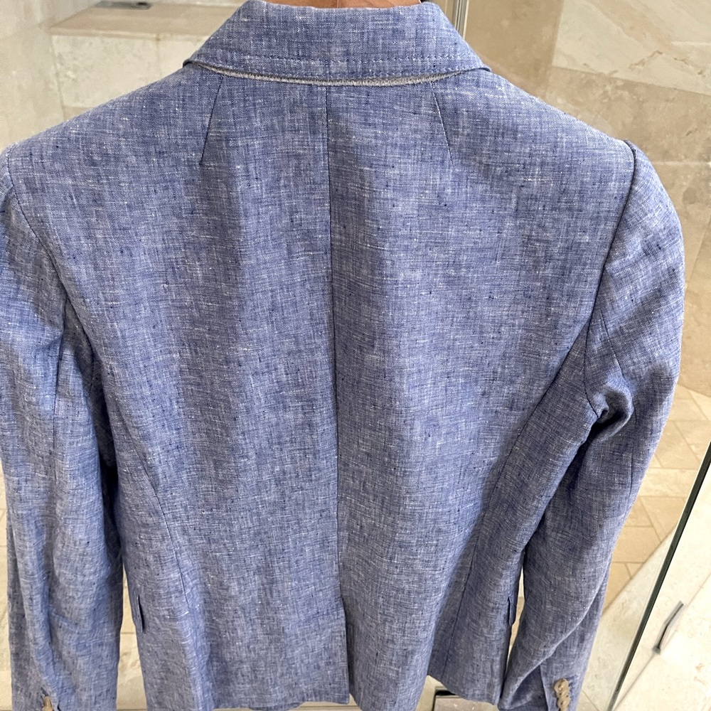 Baby blue blazer by J. Crew